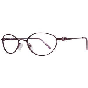 Fundamentals F105 Eyeglasses Burgundy 53mm